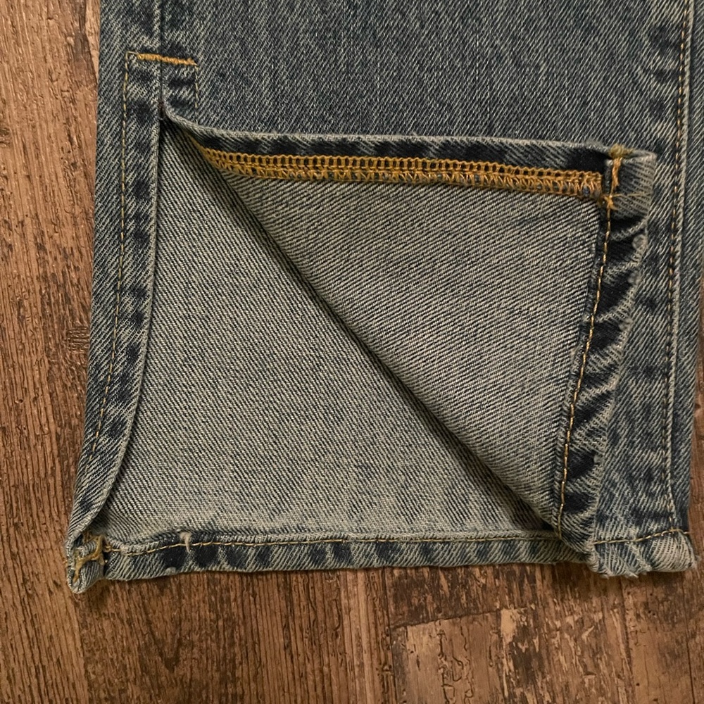 Good American Good Boy High Waist Distressed Nonstretch Jeans, NWT - Picture 4 of 16